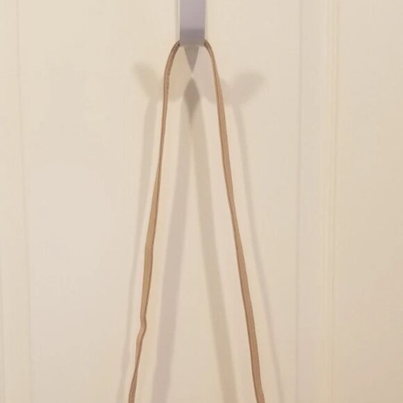 Super Feminine Beige Woman's Crossbody Handbag with Braided Handle - Picture 5 of 9